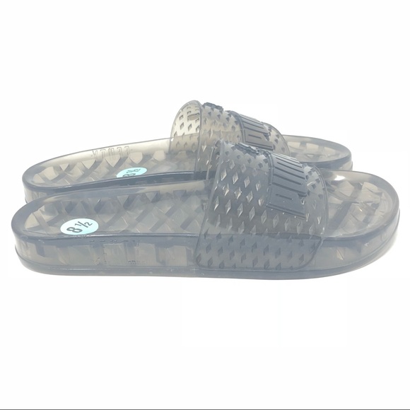 Rihanna Puma Fenty Jelly Slides Grey unworn - Picture 2 of 4